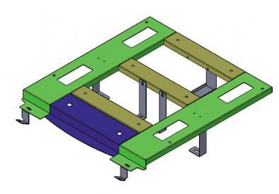 933-0098A - Storage System Subframe for Dodge Durango