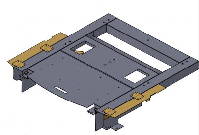 933-0135A - Subframe for 2020 Ford Utility Interceptor